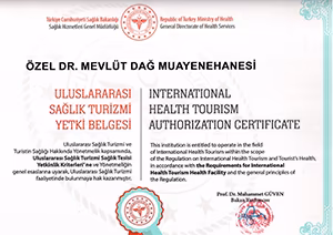 Sağlık Turizmi Yetki Belgesi